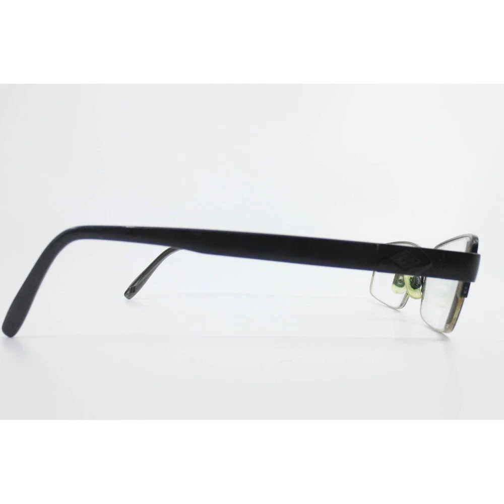 Joseph Abboud JA4023 001 Black Rectangular Semi-Rimless Eyeglasses 55-18-145